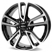 Литые колесные диски Alutec Tormenta 7.5x17 5x108 ET50.5 D63.4 Чёрный глянцевый с полированной лицевой частью (TMT75750FO13-1)  фото, kupilegko.ru