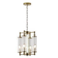 Подвесная люстра Crystal Lux TOMAS SP4 BRASS  фото, kupilegko.ru