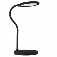 Настольная лампа Uniel TLD-553 Black/LED/400Lm/4500K/Dimmer/USB UL-00003339  фото, kupilegko.ru