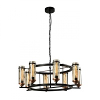 Подвесная люстра IMEX Temple MD.20541-8-P-BK+AB  фото, kupilegko.ru