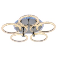 Потолочная светодиодная люстра Profit Light 8024/5 CHR  фото, kupilegko.ru