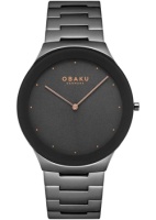 fashion наручные мужские часы Obaku V290GXUUSU. Коллекция Links  фото, kupilegko.ru