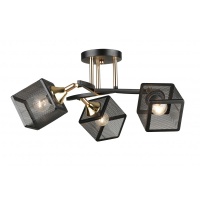 Потолочная люстра IMEX MD.5708-3-S-BK+FGD  фото, kupilegko.ru