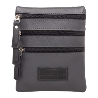 Небольшая мужская сумка через плечо Wesley Grey/Black Lakestone 44630 LS  фото, kupilegko.ru