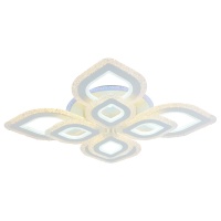Потолочная светодиодная люстра Profit Light 8082/4+4 WHT B  фото, kupilegko.ru