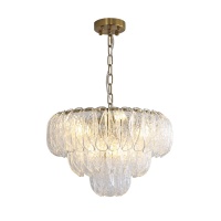 Подвесная люстра Indigo Dalia 12034/11P Brass V000374  фото, kupilegko.ru