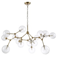 Подвесная люстра Crystal Lux Maximo SP15 Bronze  фото, kupilegko.ru