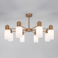 Потолочная люстра Eurosvet Vegga 70160/8 латунь  фото, kupilegko.ru