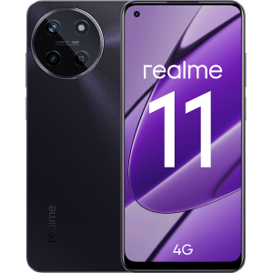 Смартфон, мобильный телефон realme 11 8/128GB Черный RU  фото, kupilegko.ru