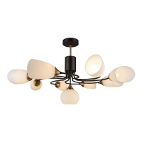 Потолочная люстра IMEX MD.3862-9-S BK+CP  фото, kupilegko.ru
