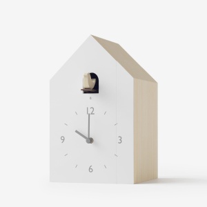 Nendo Cuckoo Bookend Часы настольные Takata  фото, kupilegko.ru