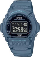Японские наручные мужские часы Casio W-219HC-2B. Коллекция Digital  фото, kupilegko.ru