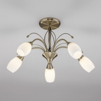 Потолочная люстра Eurosvet 30280/5 античная бронза  фото, kupilegko.ru