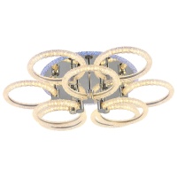 Потолочная светодиодная люстра Profit Light 8024/6+3 CHR  фото, kupilegko.ru