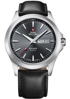 Швейцарские наручные мужские часы Swiss Military SMP36040.08. Коллекция Day Date  фото, kupilegko.ru