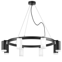 Подвесная люстра Lightstar Rullo (571018+214436-4+214437-4+202430-8) LR0183643740  фото, kupilegko.ru