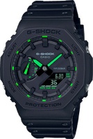 Японские наручные мужские часы Casio GA-2100-1A3. Коллекция G-Shock  фото, kupilegko.ru
