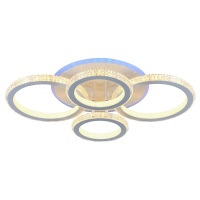 Потолочная светодиодная люстра Profit Light 8017/2+2 WHT  фото, kupilegko.ru