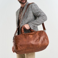 Кожаная дорожная сумка Dr.Koffer B402798-249-05 27910 DK  фото, kupilegko.ru