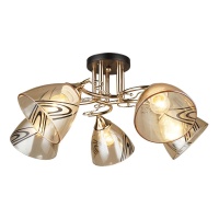 Потолочная люстра IMEX MD.4077-5-S FGD+BK  фото, kupilegko.ru