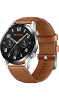 Умные часы  HUAWEI Watch GT 2 46mm, темно-коричневые  фото, kupilegko.ru