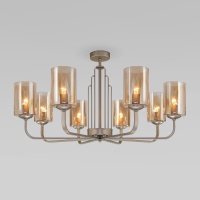 Потолочная люстра Eurosvet Defi 60138/8 перламутровое золото  фото, kupilegko.ru