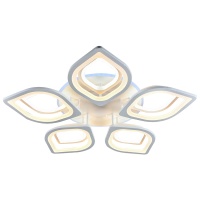 Потолочная светодиодная люстра Profit Light 8069/5+5 WHT  фото, kupilegko.ru