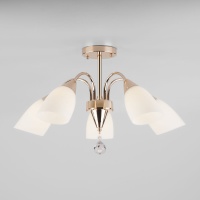 Потолочная люстра Eurosvet 30149/5 золото  фото, kupilegko.ru