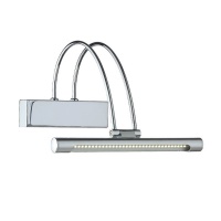 Подсветка светодиодная для зеркал и картин, светильник настенный накладной Ideal Lux Bow Ap D26 Cromo  фото, kupilegko.ru