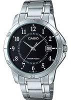 Японские наручные мужские часы Casio MTP-V004D-1B. Коллекция Analog  фото, kupilegko.ru
