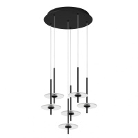 Подвесная светодиодная люстра De Markt 722013106  фото, kupilegko.ru