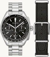 Японские наручные мужские часы Bulova 96K111. Коллекция Lunar Pilot Chronograph  фото, kupilegko.ru