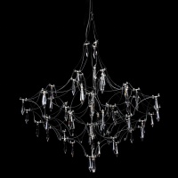 Подвесная светодиодная люстра Loft IT 10259/800 Silver Asfour  фото, kupilegko.ru