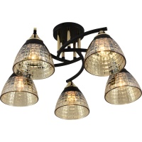 Потолочная люстра Reluce 11384-0.3-05B BK+FGD  фото, kupilegko.ru