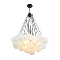 Подвесная люстра Gerhort G61372/37BK WT  фото, kupilegko.ru