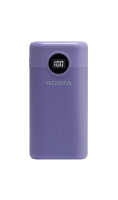 Аккумулятор ADATA P10000QCD, Li-Ion, 10000 мАч, фиолетовый  фото, kupilegko.ru
