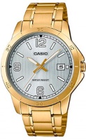 Японские наручные мужские часы Casio MTP-V004G-7B2. Коллекция Analog  фото, kupilegko.ru