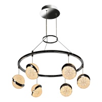 Подвесная светодиодная люстра iLedex C4474-6 CR  фото, kupilegko.ru