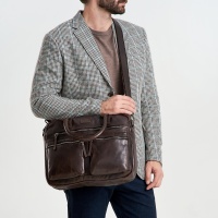 Кожаная сумка мужская Dr.Koffer M402800-249-09 27914 DK  фото, kupilegko.ru