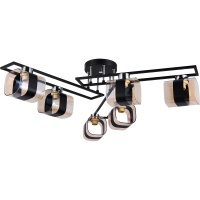 Потолочная люстра Reluce 21130-0.3-06 BK+CH  фото, kupilegko.ru