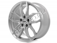Литые колесные диски Rial Lucca Silver 7.5x17 5x114.3 ET50 D67.1 Polar Silver (LUC75750L11-0)  фото, kupilegko.ru