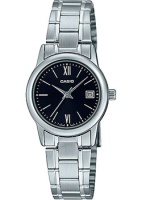 Японские наручные женские часы Casio LTP-V002D-1B3. Коллекция Analog  фото, kupilegko.ru