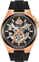 Японские наручные мужские часы Bulova 98A177. Коллекция Maquina  фото, kupilegko.ru