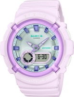 Японские наручные женские часы Casio BGA-280SW-6A. Коллекция Baby-G  фото, kupilegko.ru