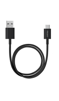 Кабель Deppa USB Type-A - USB Type-C, черный (1,2 метра)  фото, kupilegko.ru