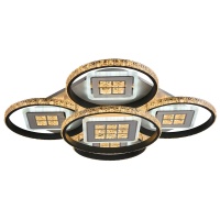 Потолочная светодиодная люстра Profit Light 8053/4+1 WHT+BLK  фото, kupilegko.ru