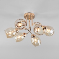 Потолочная люстра Eurosvet Roselyn 30171/6 золото  фото, kupilegko.ru