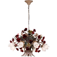 Подвесная люстра Lucia Tucci Fiori Di Rose 1760.8  фото, kupilegko.ru