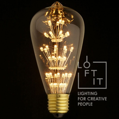 Ретро лампа Loft It Edison Bulb ST64-47LED  фото, kupilegko.ru