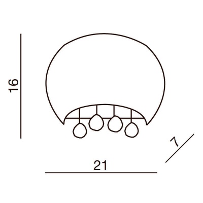 Настенный светильник Azzardo Quince wall AZ0912  фото, kupilegko.ru